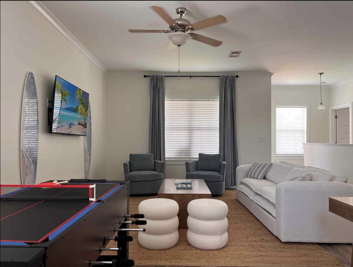 Bright living room